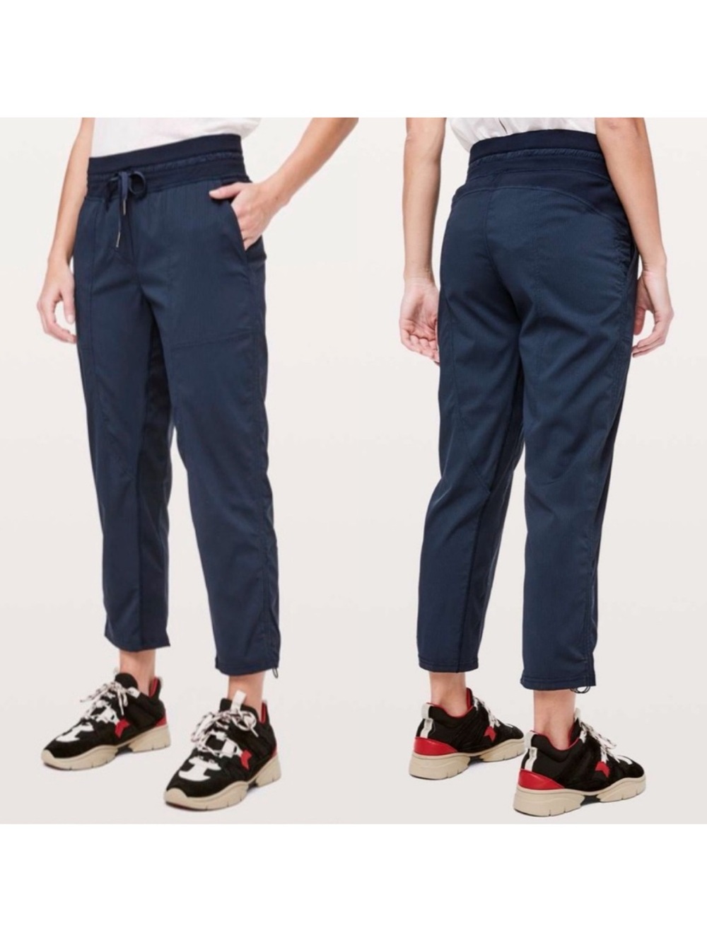 Lululemon Dance Studio Mid-Rise Pant Short True Navy Size 2 Womens